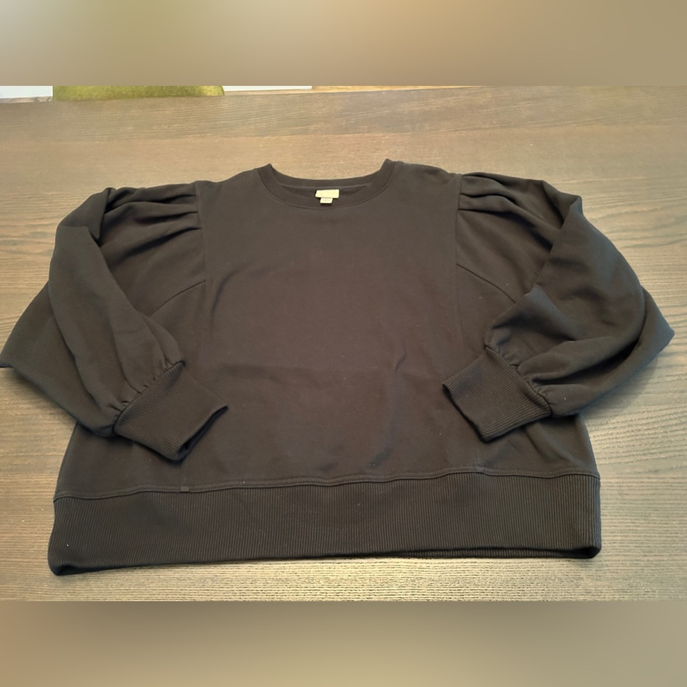 EUC A New Day Black Fleece Sweatshirt Size L